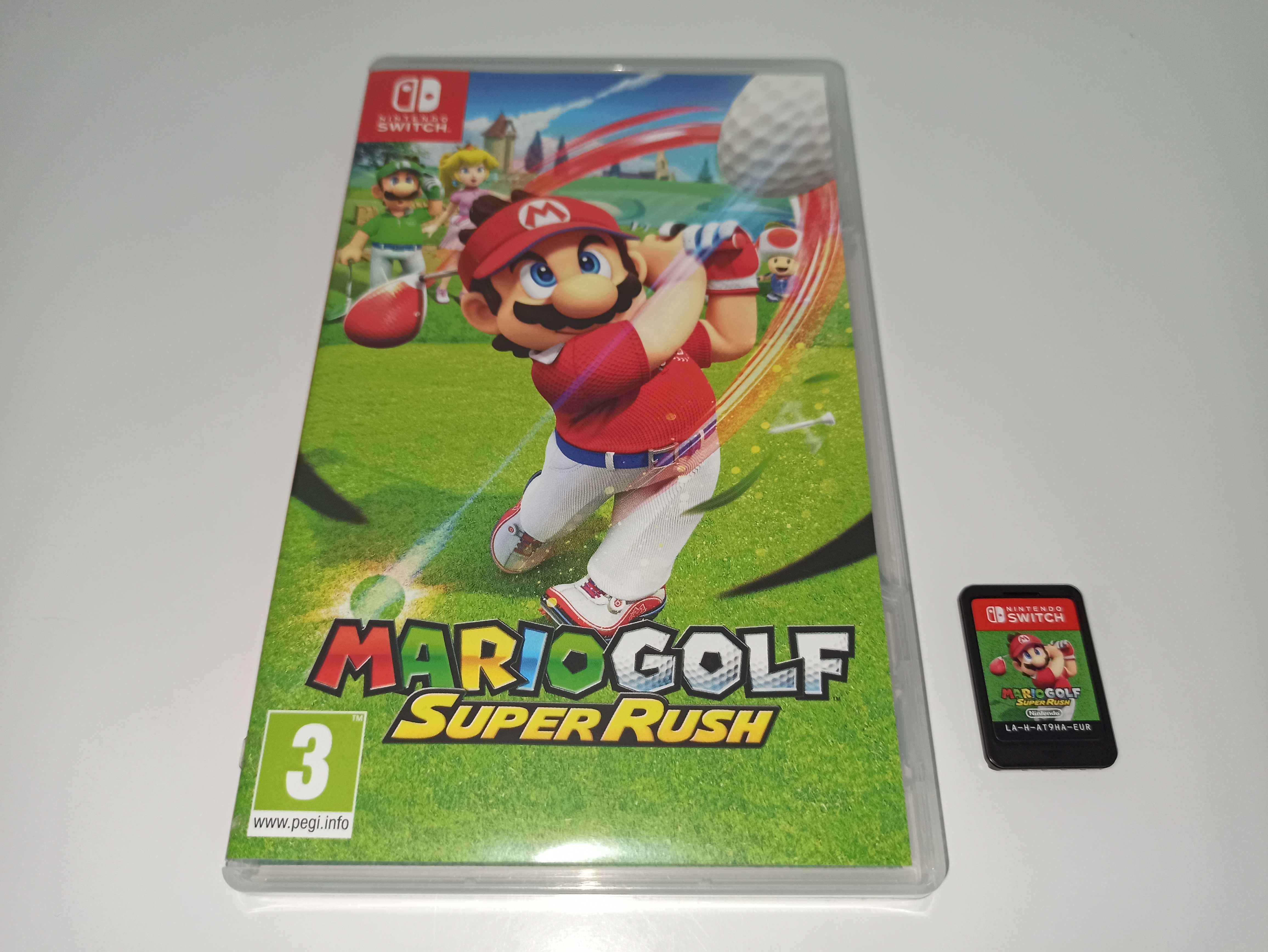 nintendo switch MARIO GOLF SUPER RUSH gra z mario , golf z akcją