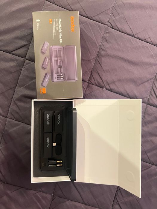 Godox MoveLink Mini UC – Microfone sem fios duplo (USB-C) – Como novo