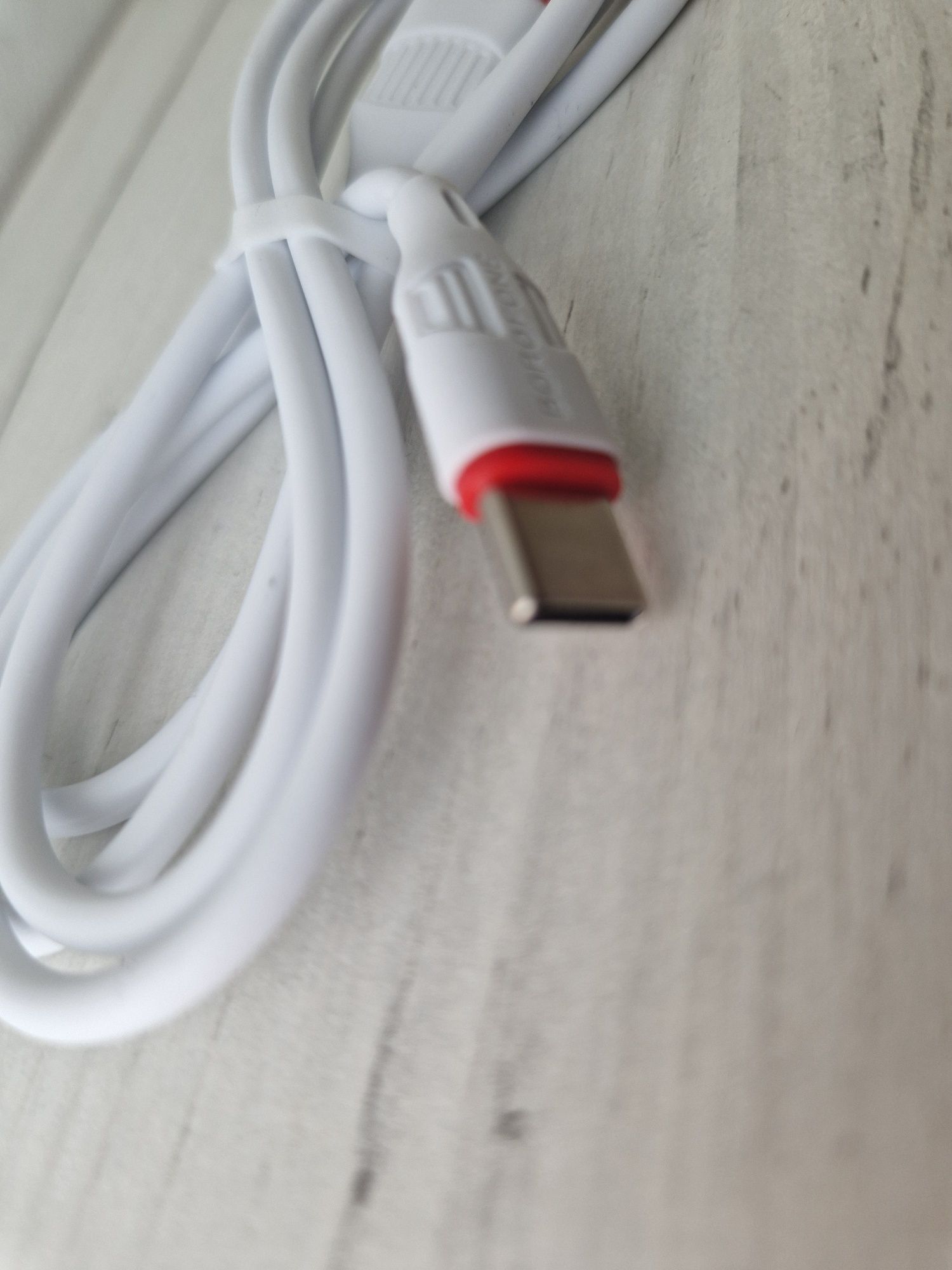 Borofone Kabel BX17 Enjoy - USB na Typ C - 3A 1 metr biały