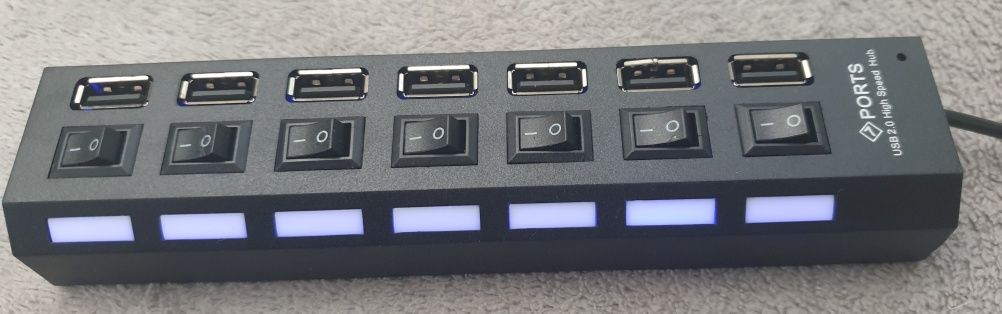 Rozgałęziacz usb 7 portów