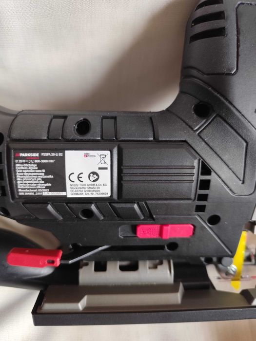 Wyrzynarka Parkside bezszczotkowa PSSPA20-LiB2
