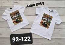 Koszulka chłopięca bawełniana tshirt traktor 92,98,104,110, 116,122