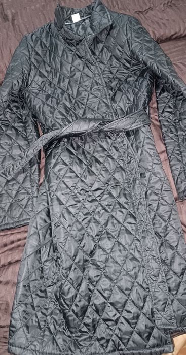 Стьобане пальто на розмір S