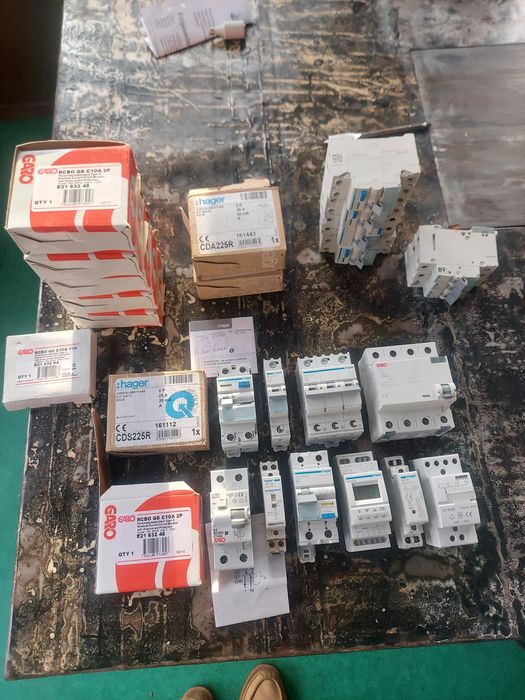 Дифавтомати,узо,контролери dali ,та ін.Hager,Garo,Malmbergs