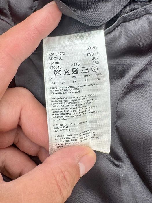 Чоловіче зимове шерстяне пальто, тренч Drykorn skopje trench