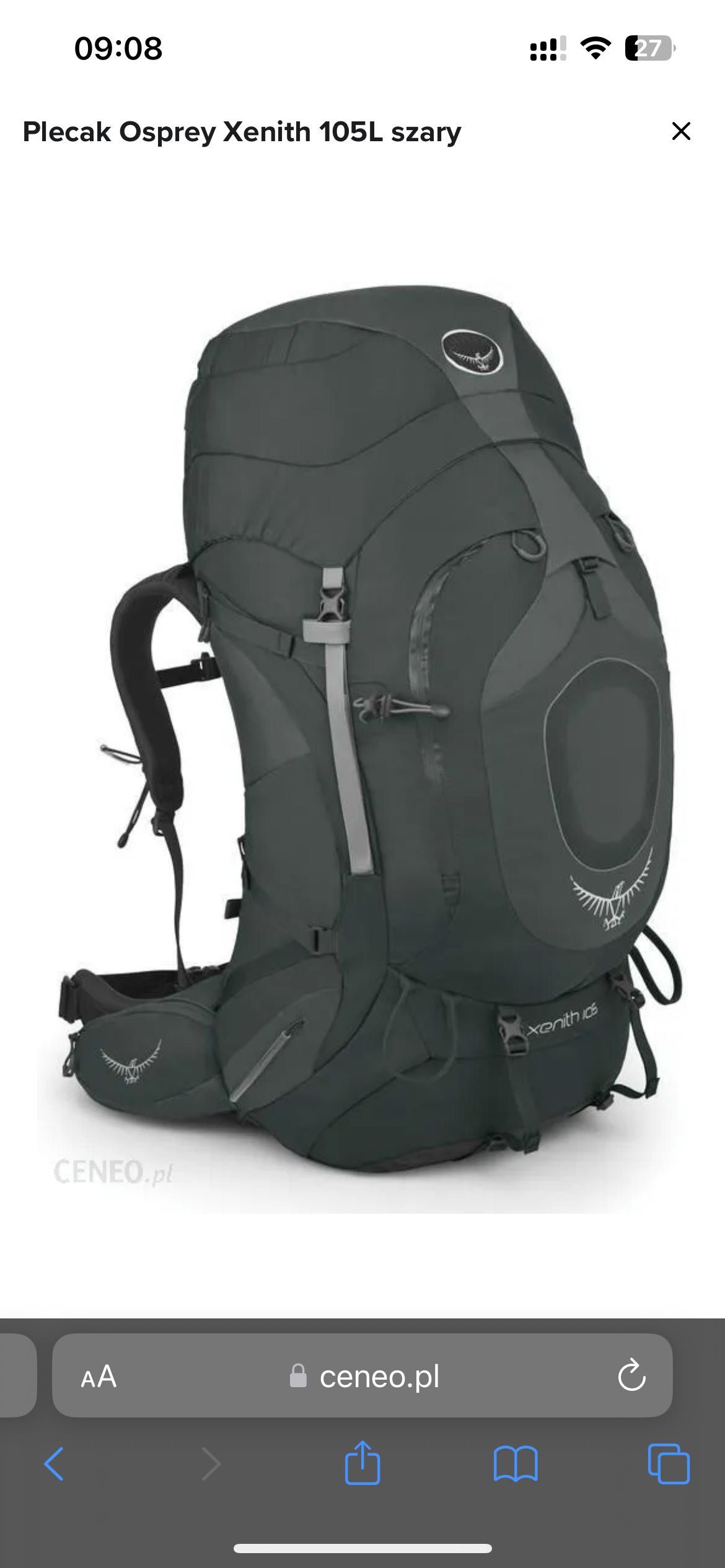 Plecak Osprey Xenith 105L