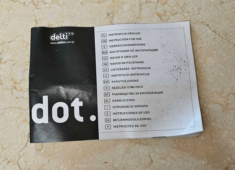 Delti Dot Spacerowy parasolka + ochrona na nogi