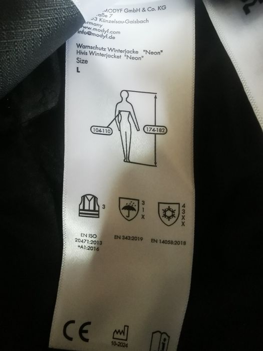 Kurtka Robocza Odblaskowa Wurth Modyf Neon