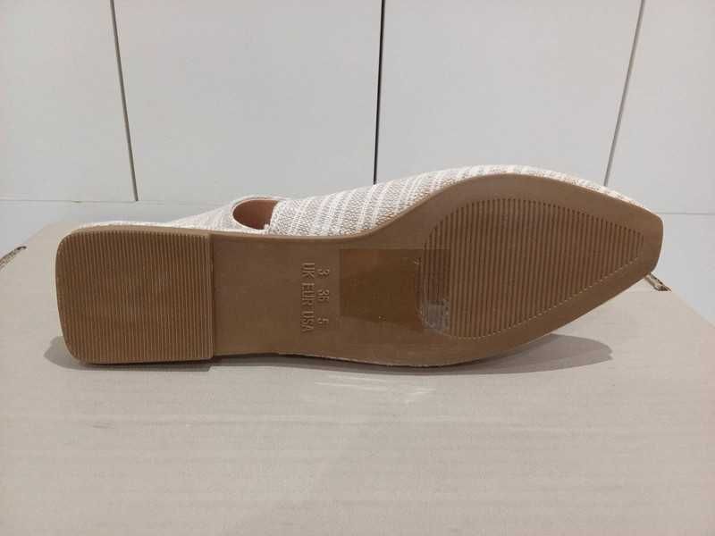 baleriny z odkrytą piętą marki Primark roz. 36 wkładka 22,5 cm