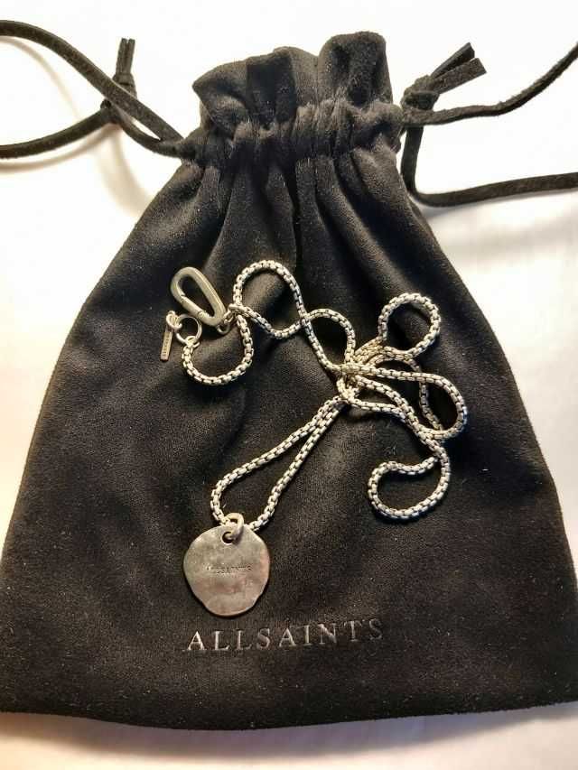 Naszyjnik męska biżuteria łańcuszek srebrny srebro męski All Saints