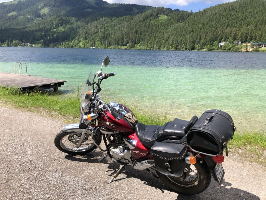 Kymco Zing 125 – 1998, 5 500 km, kat. B, sakwy, czerwony!