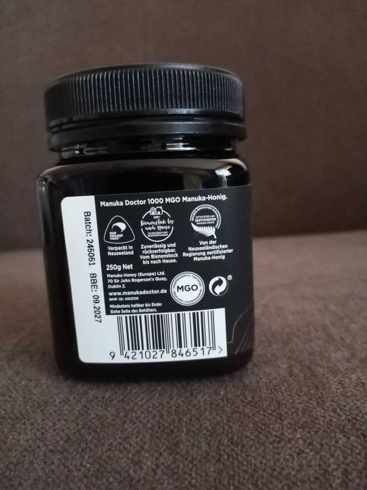 Miód manuka Manuka Doctor. MGO 1000. 250g.