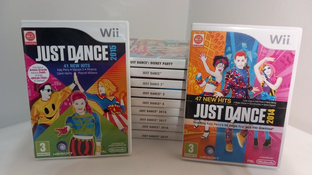 Wii just dance, 2, 3, 4, 2014, 2015, 2016, 2017, 2018, 2019