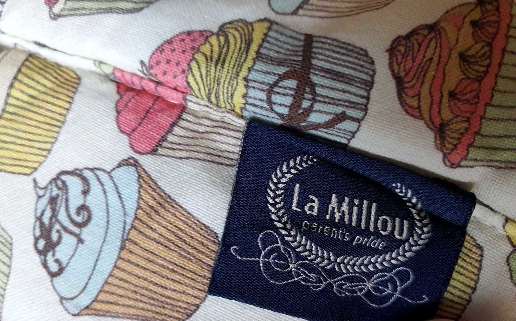 La Millou Ochraniacz do łóżeczka bawełniany wzór Cupcake