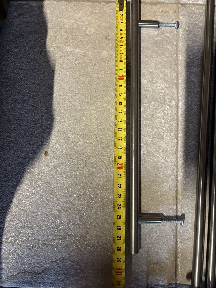 Puxadores inox escovado