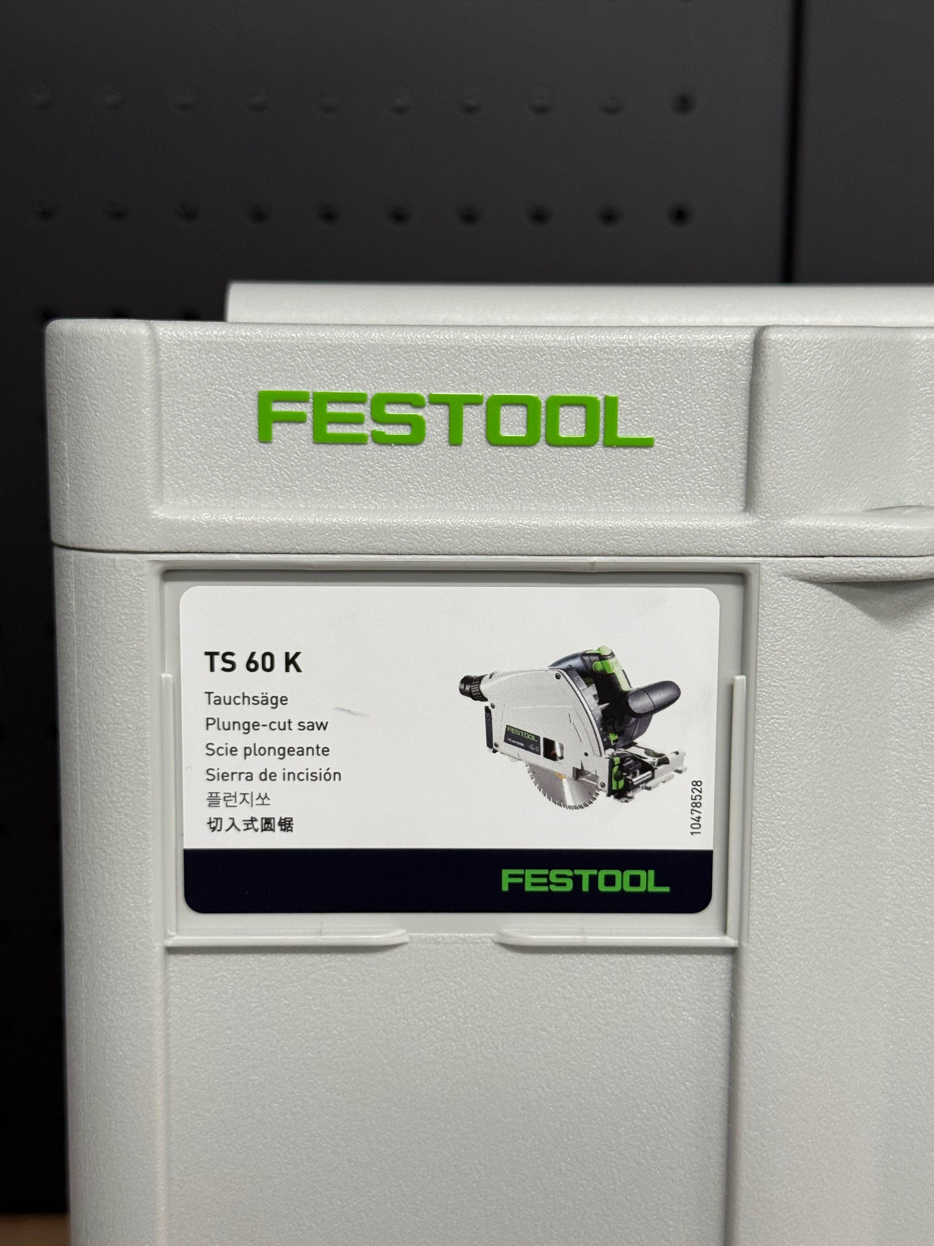 Serra de incisão Festool TS 60 KEBQ-Plus c/garantia até 2027