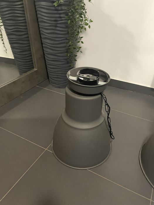 Lampa Hektar Ikea metalowa czarna 47cm