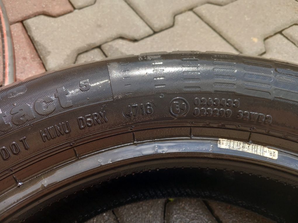 Opony 165/60/R15 - 16r. CONTINENTAL - Letnie
