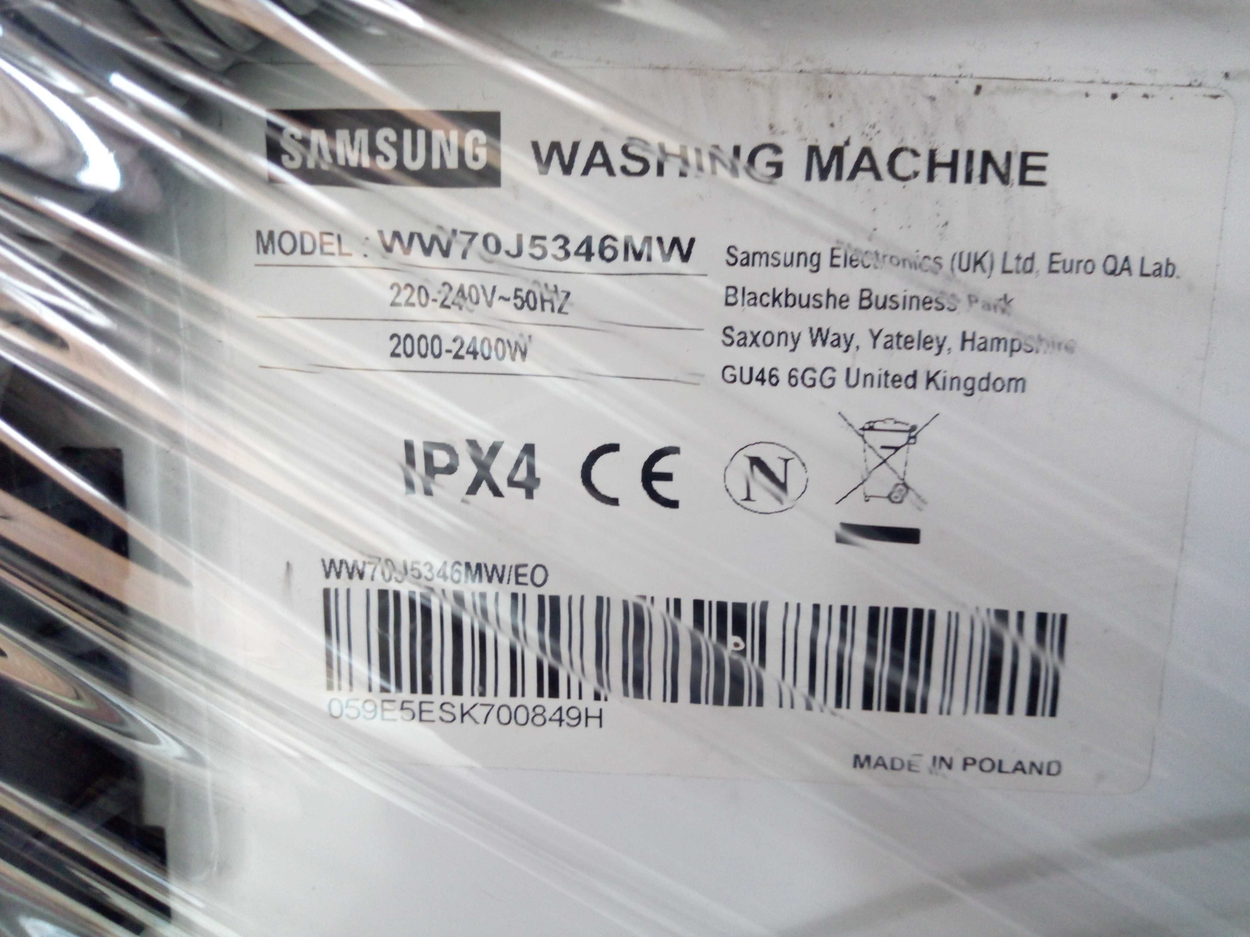 koło pasowe do pralki Samsung ww70j5346 eco bubble