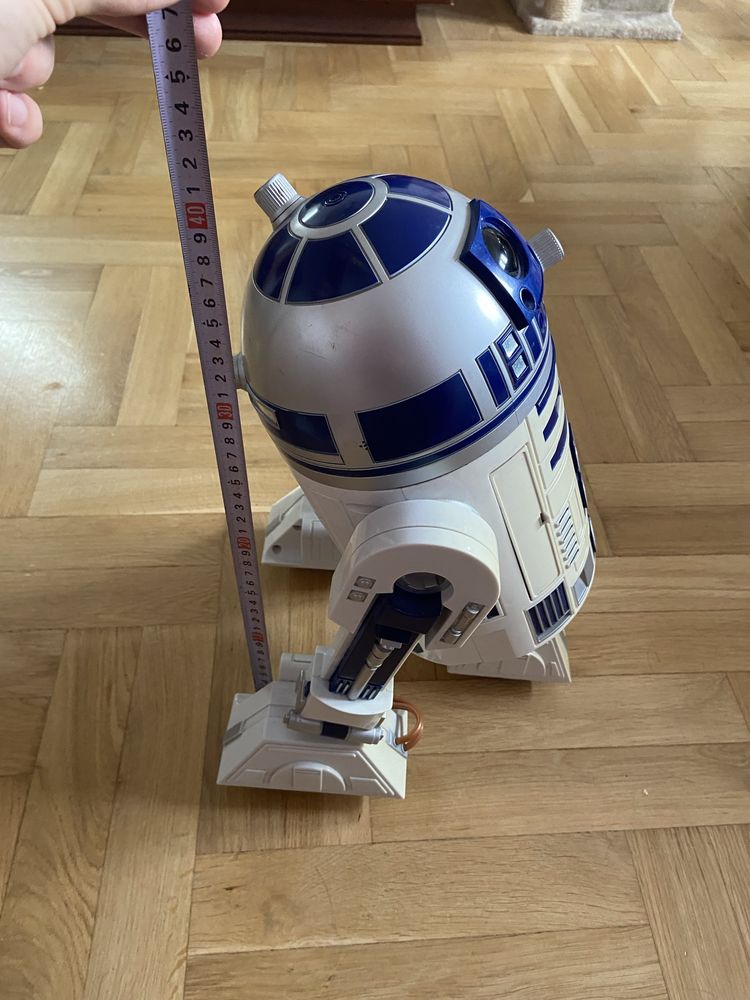 Unikat kolekcjonerski duży robot sterowany głosem R2-D2