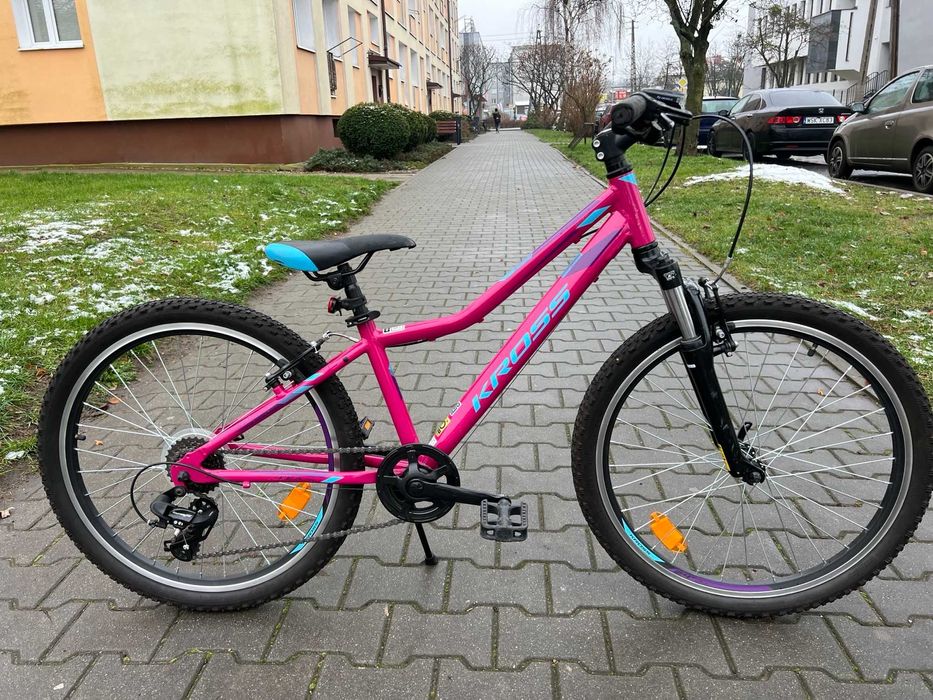 Rower dziecięcy KROSS LEA JR 1.0 D 24 różowy