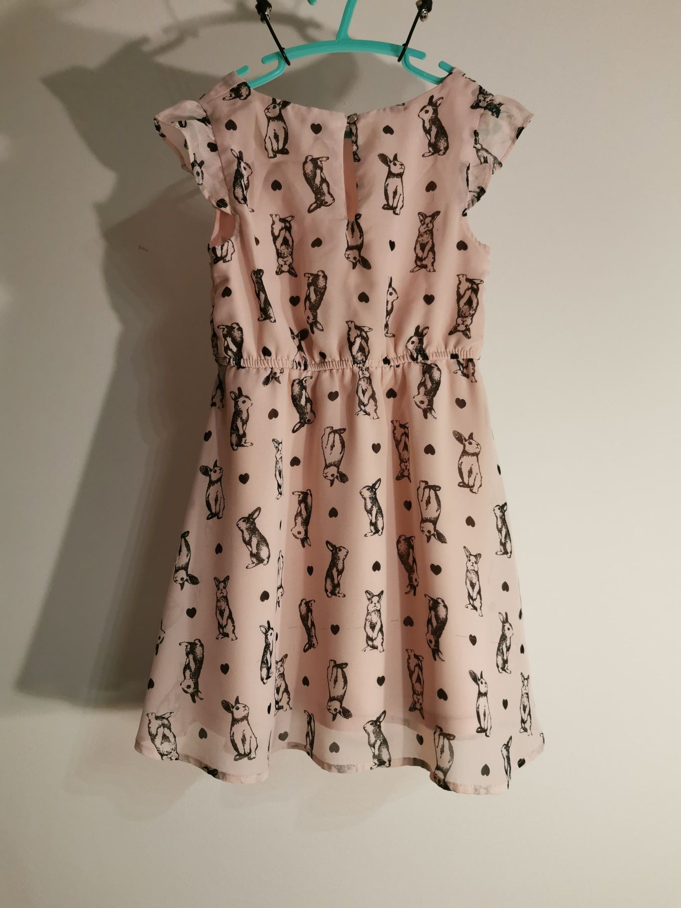 H&M sukienka w króliczki r. 116