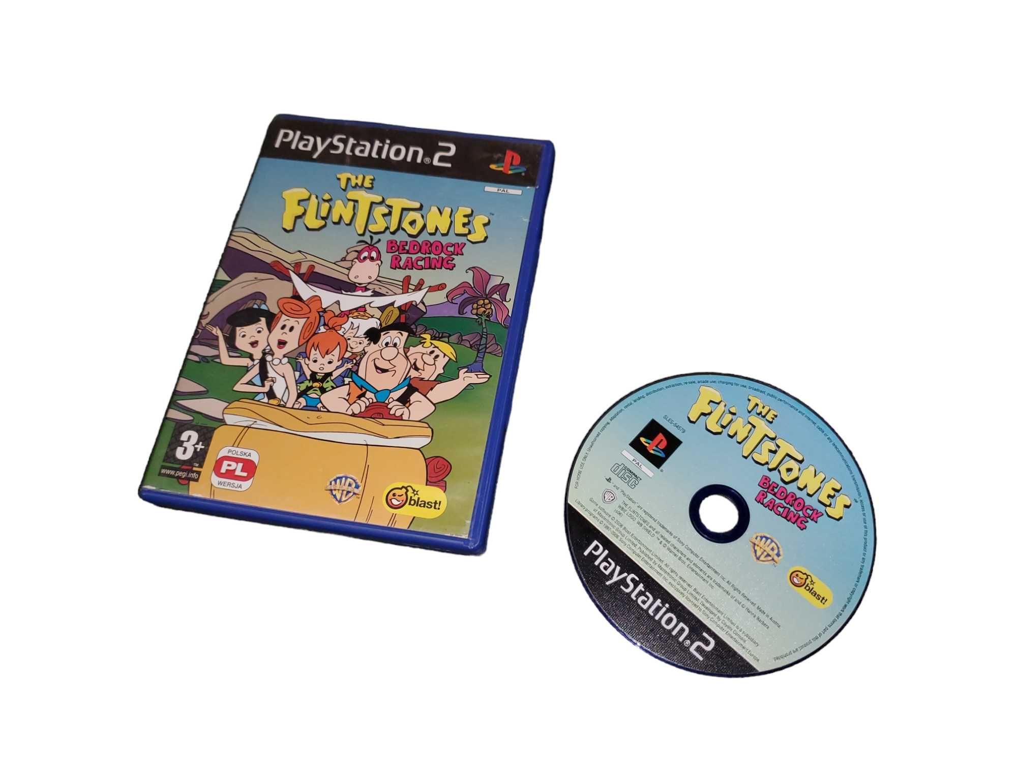 Gra PS2 Flintstones Bedrock Racing