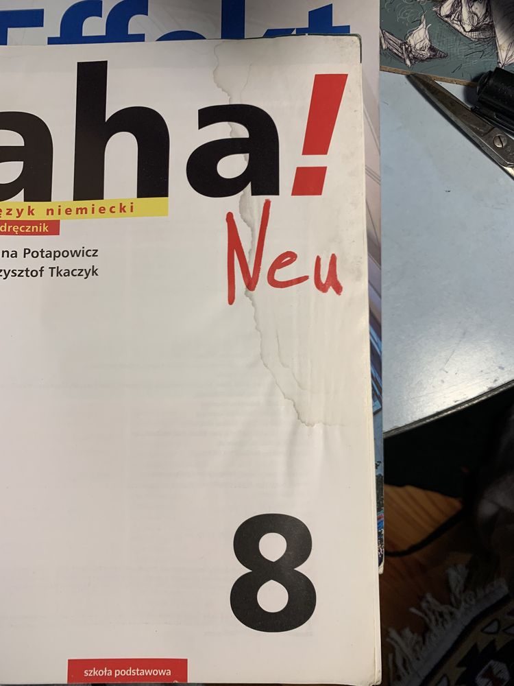 aha! Neu 8 Język niemiecki. Podręcznik