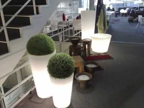 Mobiliario led vasos