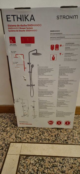 Sistema de duche duo