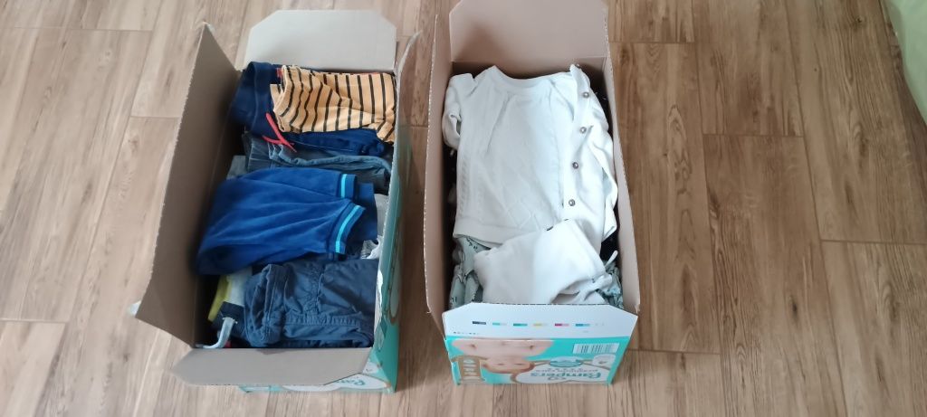 Paka ubranek chłopięcych rozm 80