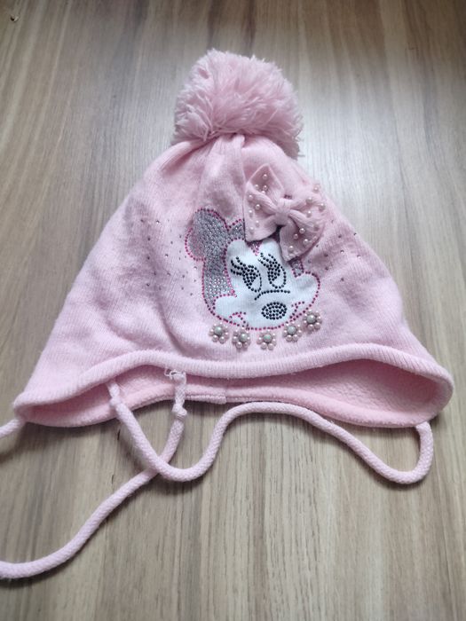 Zimowa czapka myszka mini dziewczęca