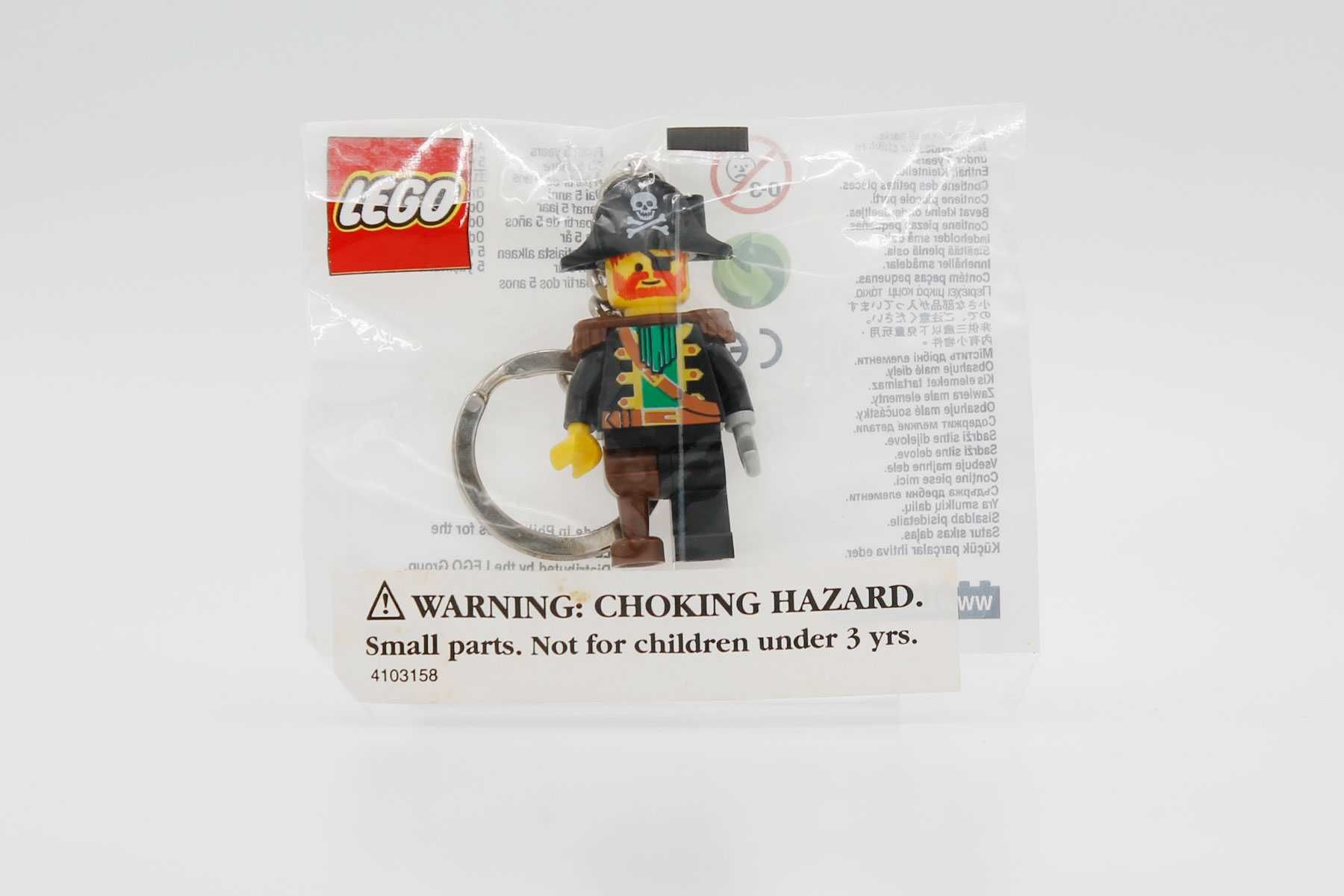 NOWY Brelok Lego Pirates - Captain Roger