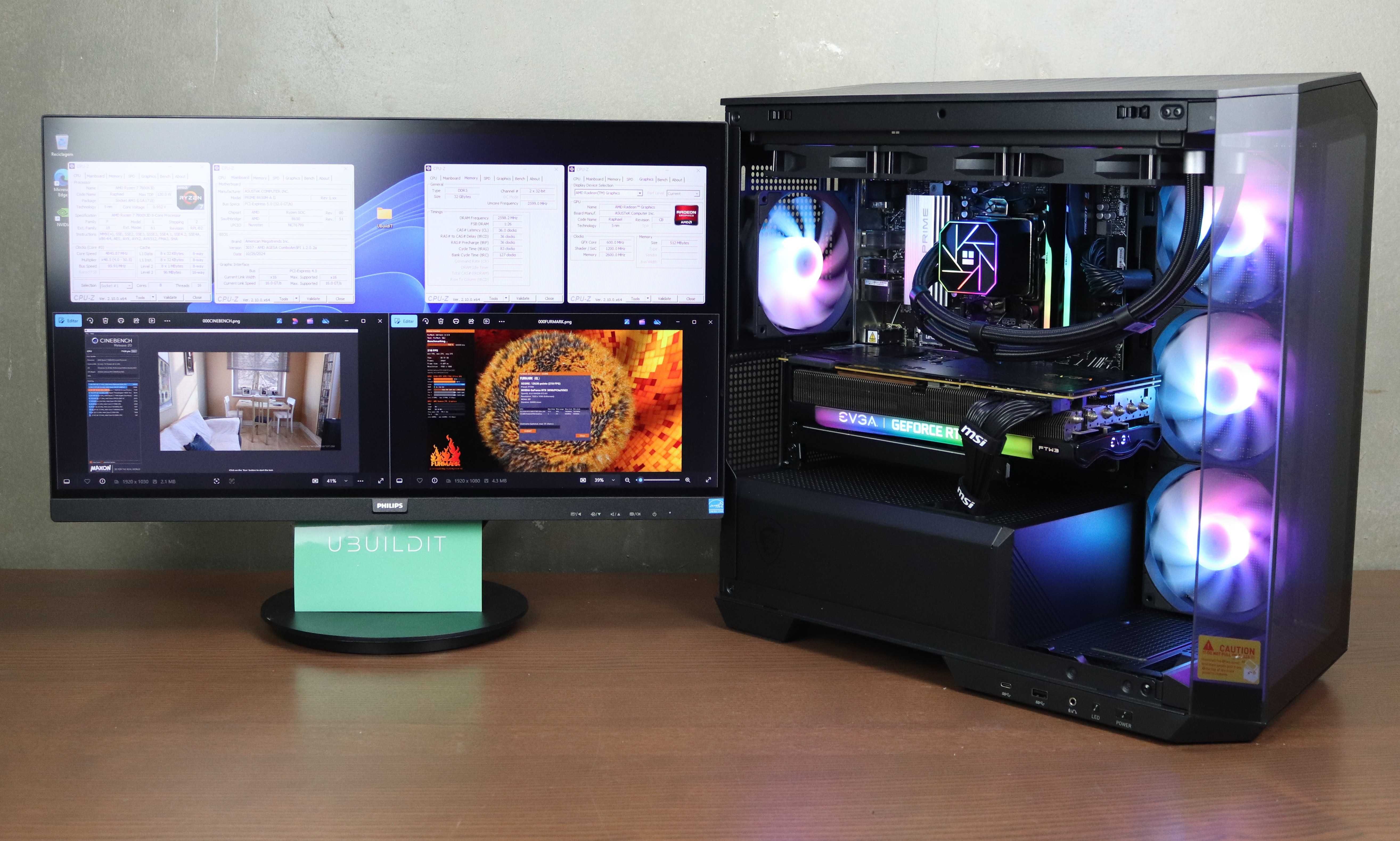 PC Gaming 4K | RTX 3090 / 7800X3D / 32GB RAM / SSD / WATERCOOLER / RGB