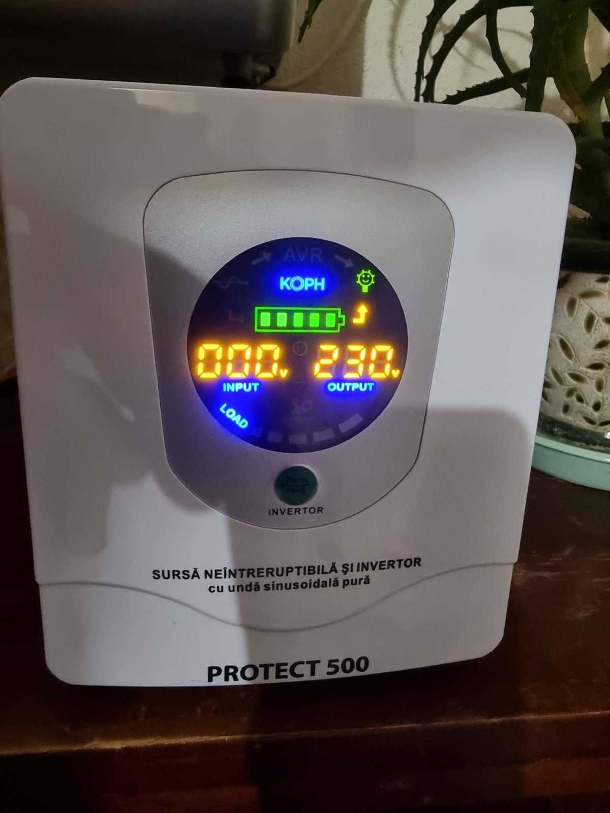 ДБЖ з правильною синусоїдою 500 Вт Sursa UPS Koph Protect 500W 800VA