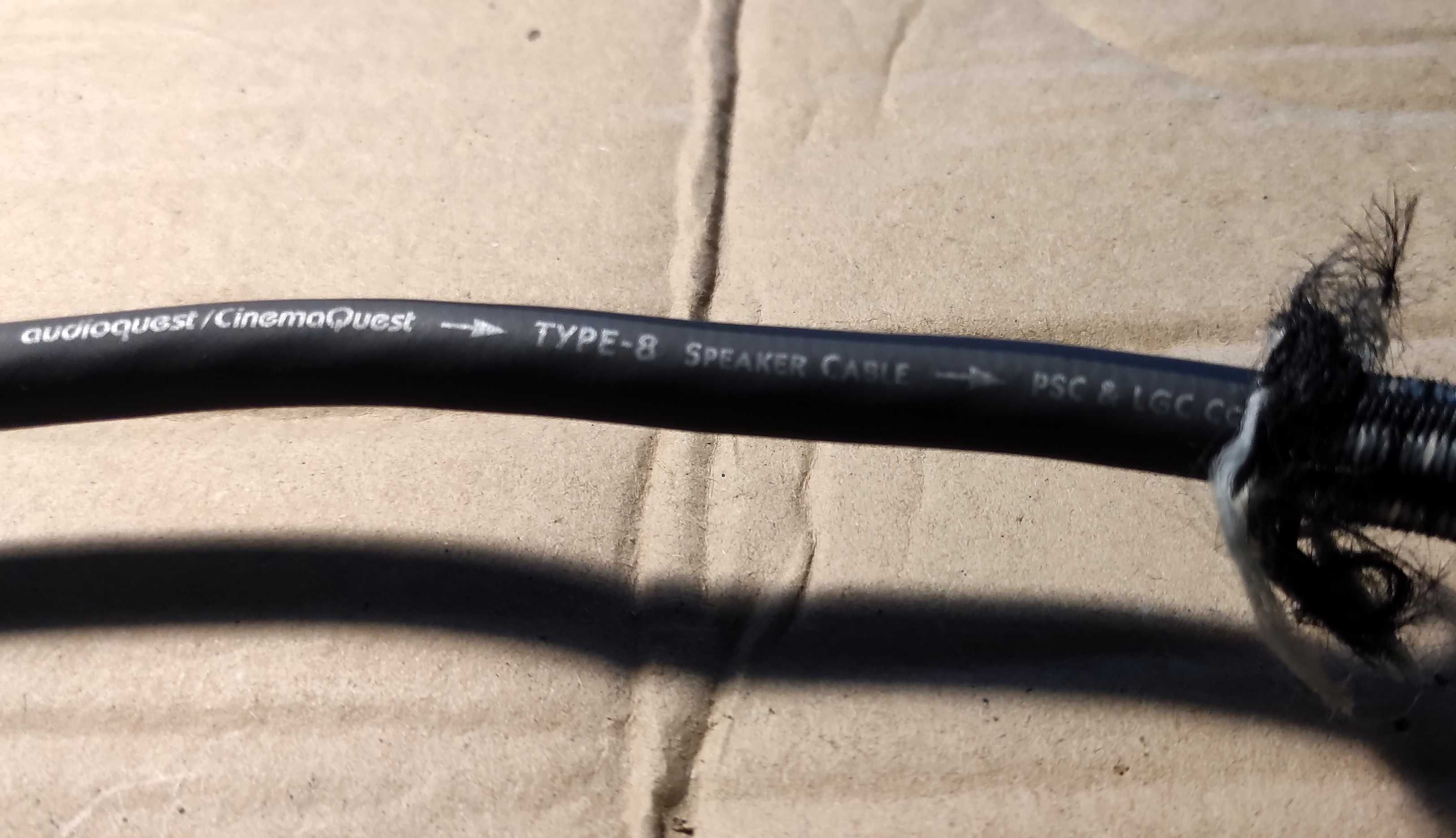 Kabel głośnikowy AudioQuest type 8    2 X 1,5 m