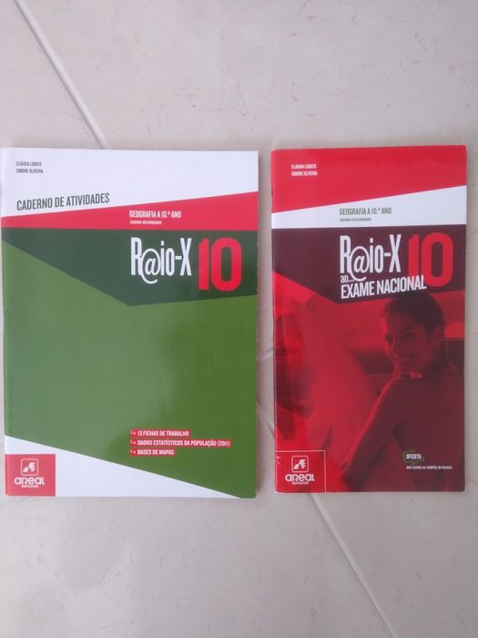 Caderno de atividade / livro de Geografia 10.° ano preparação exame