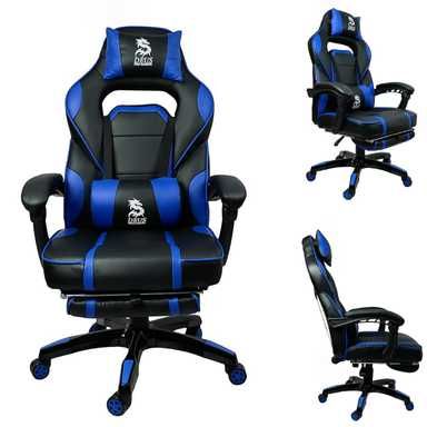 Fotel Gamingowy obrotowy dla graczy DEUS LARGE Blue