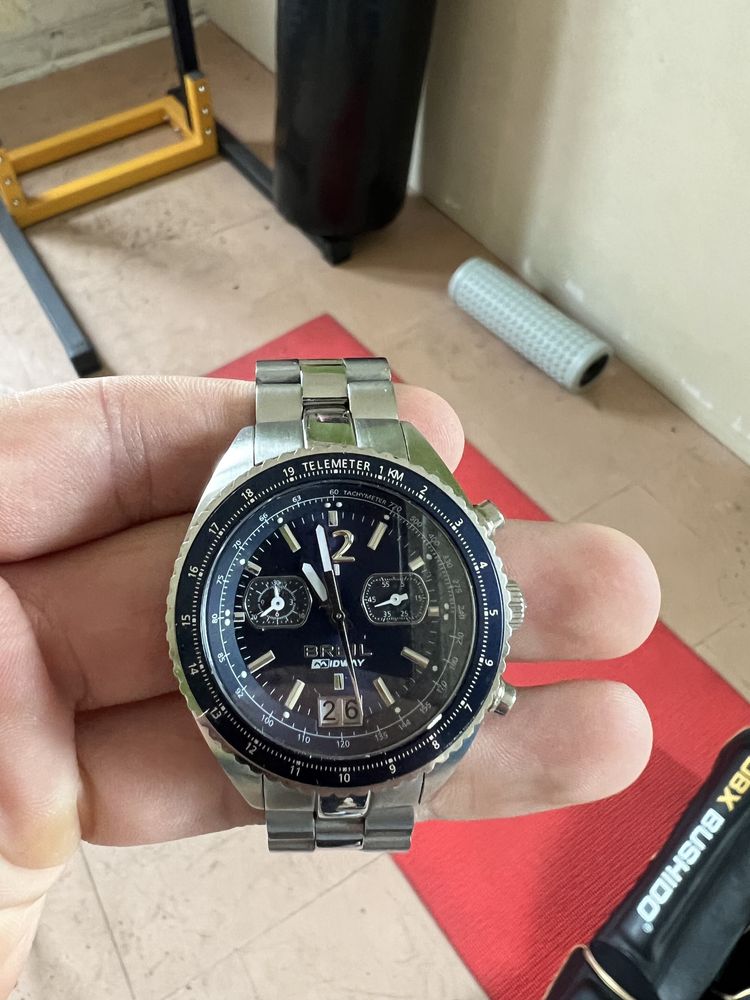 Men's Breil Watch Midway Elite TW1449 Quartz Chronograph