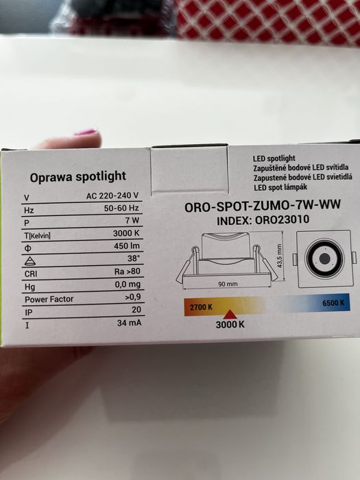 Oprawa spotlight led pol