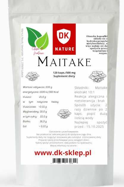 Maitake 120 kaps. 520 mg