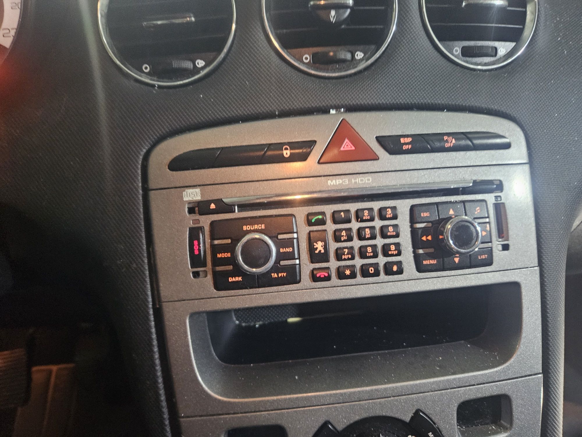 Peugeot Radio Cd Nawigacja Peugeot 308 207