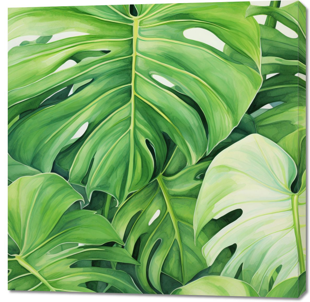 Obraz 100x100cm Tajemnice Liści