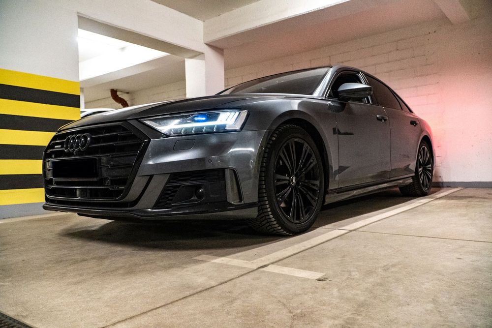 Audi A8 AUDI A8 50 TDI / Oś skrętna / Alcantara / Matrix / Laser / Masaże B&O