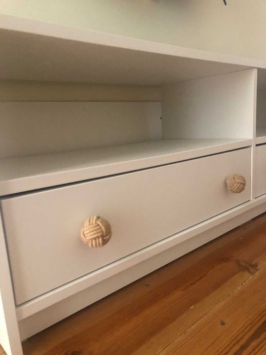 Móvel TV, branco, 138x36x54 cm - HAUGA / IKEA