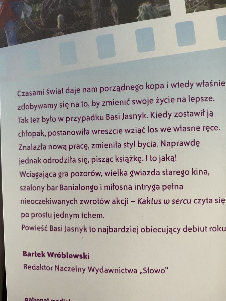 Książka „kaktus w sercu”