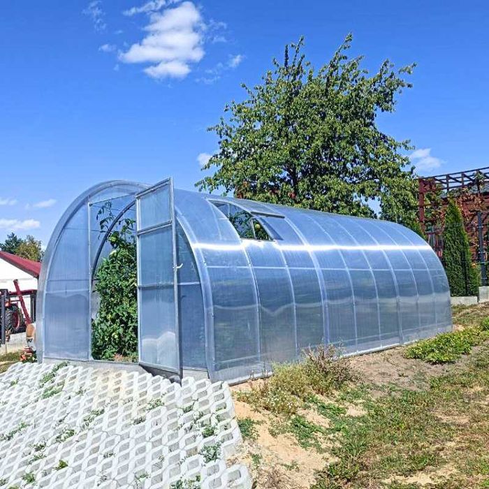 Szklarnia Tunel ogrodowy 3x4 3x6 3x8 Profil 40x20 Poliwęglan 4 / 6mm