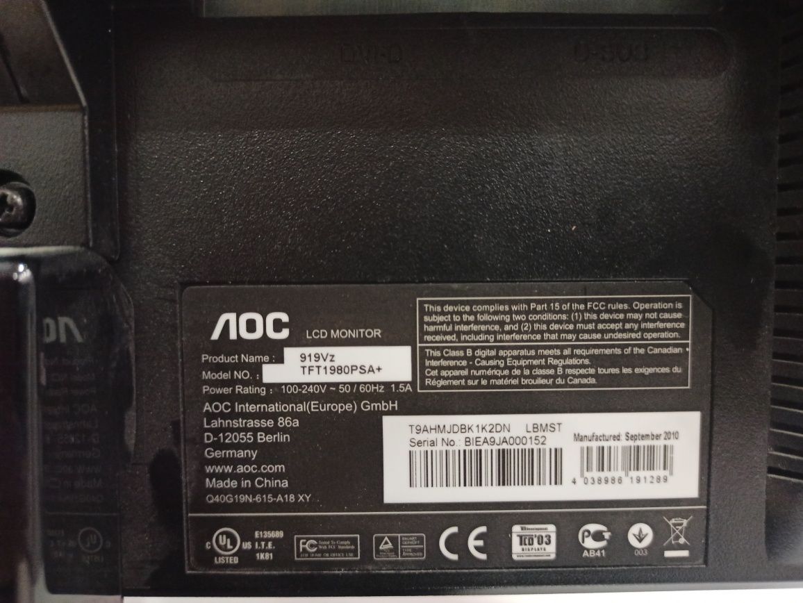Monitor AOC 919Vz