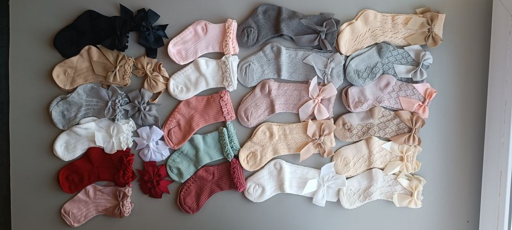 Набір дитячий пов'язочка та носочки, гольфи дитячі.