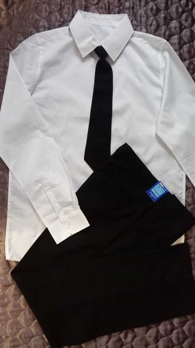 Ошатна біла сорочка F&F та штани на 14-16 років р.170 Нова